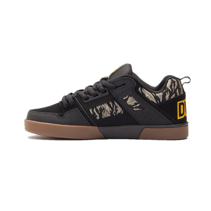 DVS F0000323011 COMANCHE 2.0+ MN'S (Medium) Black/Jungle/Camo Leather Skate Shoes