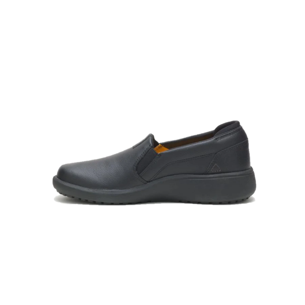 CATERPILLAR P51048-M PRORUSH SR+ SLIP ON WP Women's (Medium) Black Leather Work Shoes
