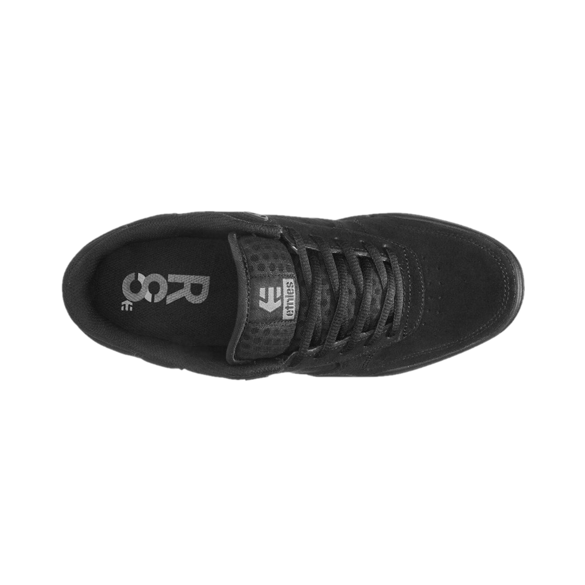 ETNIES 4102000147 003 ESTRELLA MN'S (Medium) Black/Black Suede & Synthetic & Textile Skate Shoes