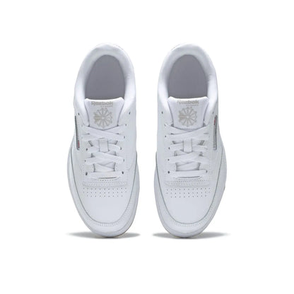 REEBOK CN5646 (100000213) CLUB C JR'S (Medium) White/Gum Leather Lifestyle Shoes