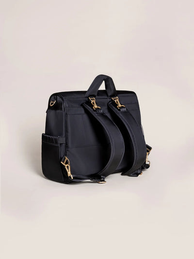 Satchel Black – 3-in-1 Stylish & Versatile Diaper Bag