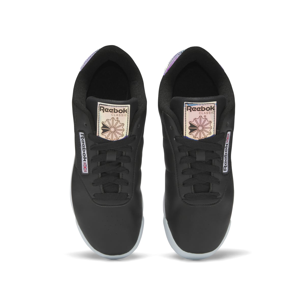 REEBOK HP9022 PRINCESS Women's (Medium) Black/White/Blue Synthetic Lifestyle Shoes