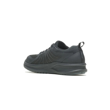 WOLVERINE W211067-M BOLT VENT CT MN'S (Medium) Blackout Leather Work Shoes
