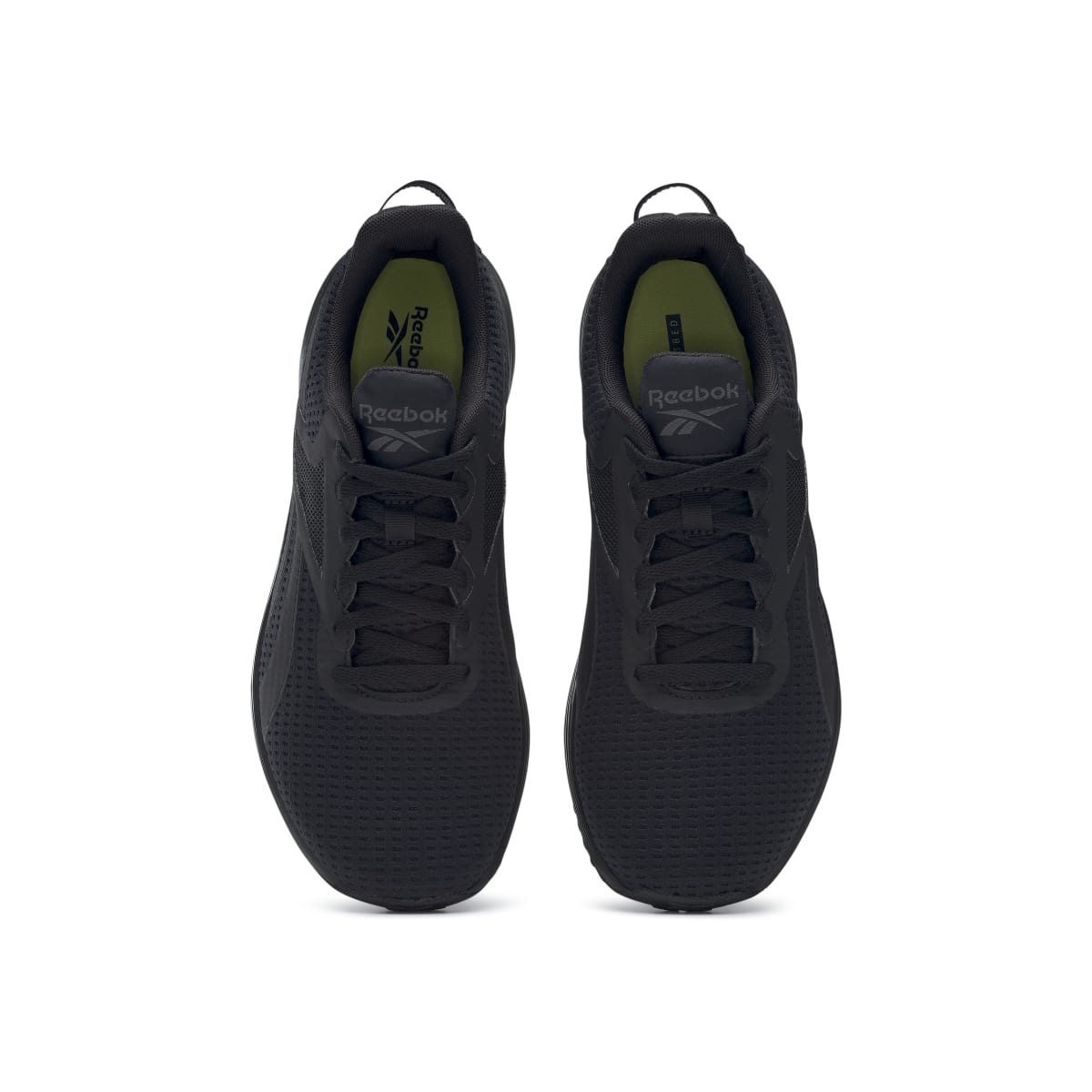 REEBOK GY3977 LITE PLUS 3 Women's (Medium) Black/Grey/Yellow Mesh Running Shoes