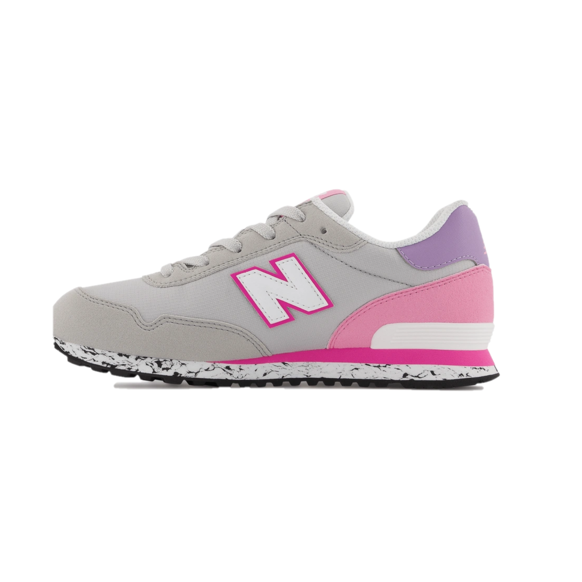 NEW BALANCE GC515DK-W 515 v1 JR'S (Wide) Rain Cloud Suede Running Shoes