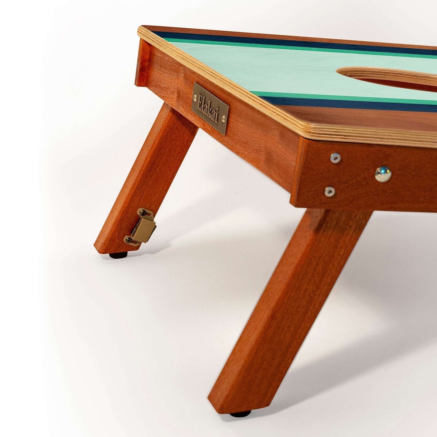 2ft x 4ft Graphic Wood Classic Cornhole Set | Classic Beach Stripes Collection