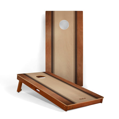 2ft x 4ft Graphic Wood Classic Cornhole Set | Classic Beach Stripes Collection