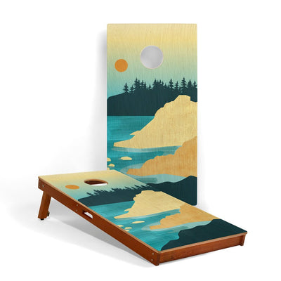 2ft x 4ft Graphic Wood Classic Cornhole Set | National Parks Inspired Collection