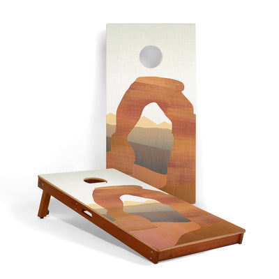 2ft x 4ft Graphic Wood Classic Cornhole Set | National Parks Inspired Collection