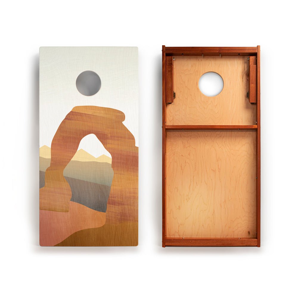 2ft x 4ft Graphic Wood Classic Cornhole Set | National Parks Inspired Collection
