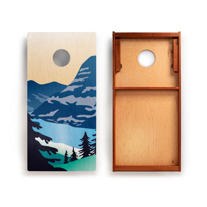 2ft x 4ft Graphic Wood Classic Cornhole Set | National Parks Inspired Collection