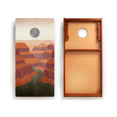 2ft x 4ft Graphic Wood Classic Cornhole Set | National Parks Inspired Collection