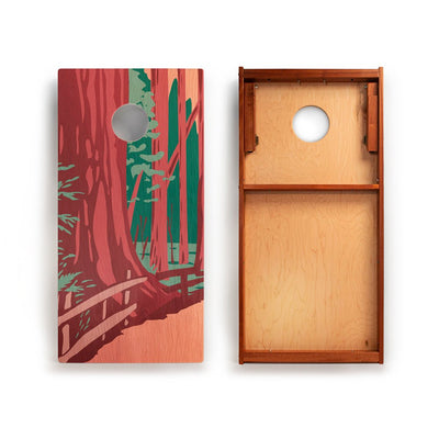 2ft x 4ft Graphic Wood Classic Cornhole Set | National Parks Inspired Collection