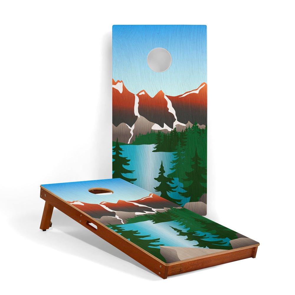 2ft x 4ft Graphic Wood Classic Cornhole Set | National Parks Inspired Collection