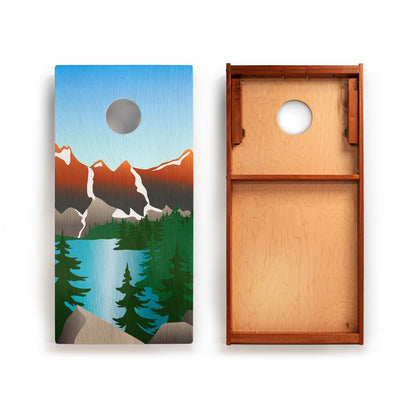 2ft x 4ft Graphic Wood Classic Cornhole Set | National Parks Inspired Collection