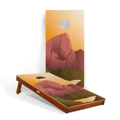 2ft x 4ft Graphic Wood Classic Cornhole Set | National Parks Inspired Collection