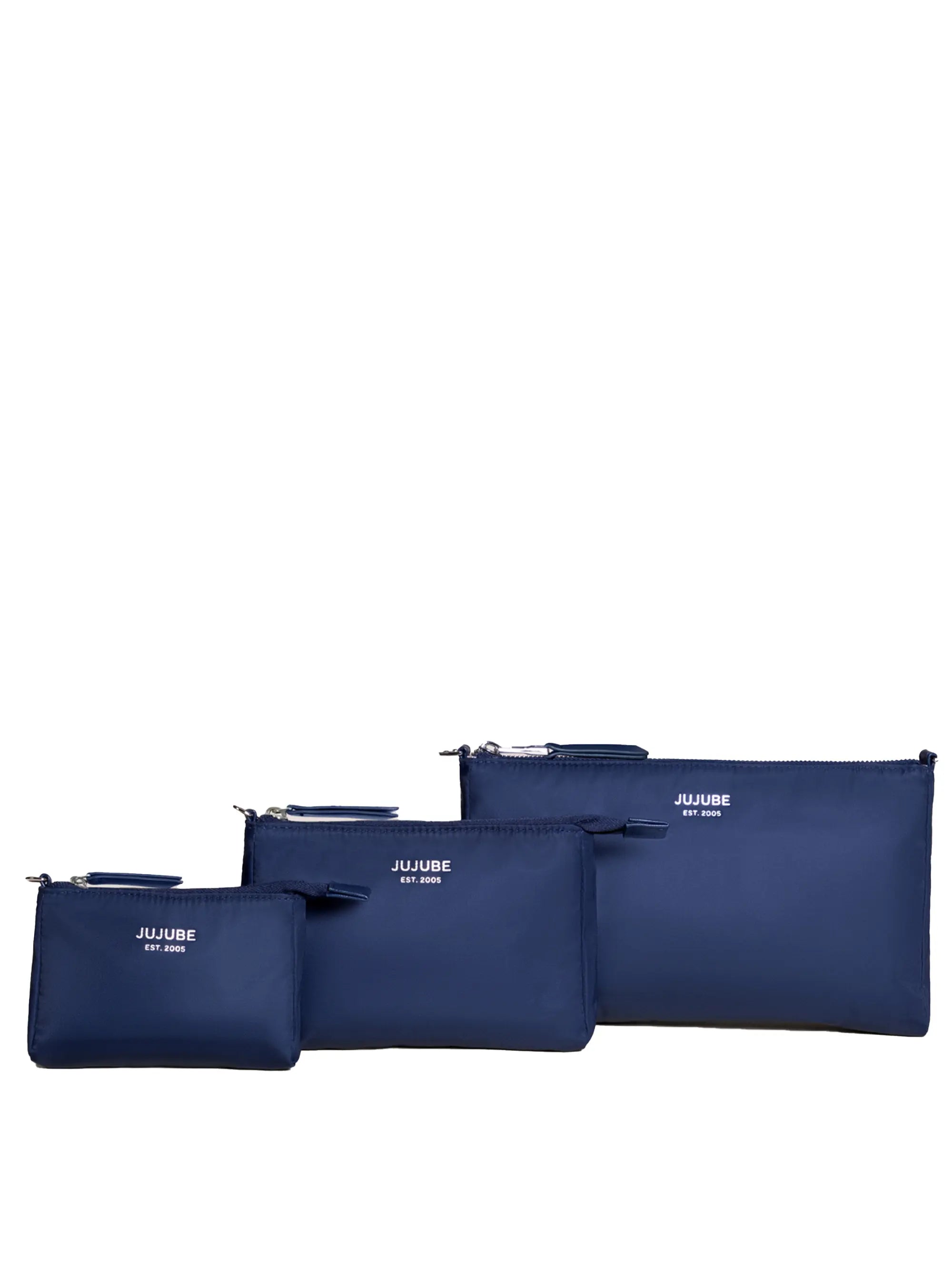 3-piece Pouch Set Navy