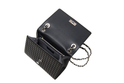 W Chain Shoulder Bag - Studs