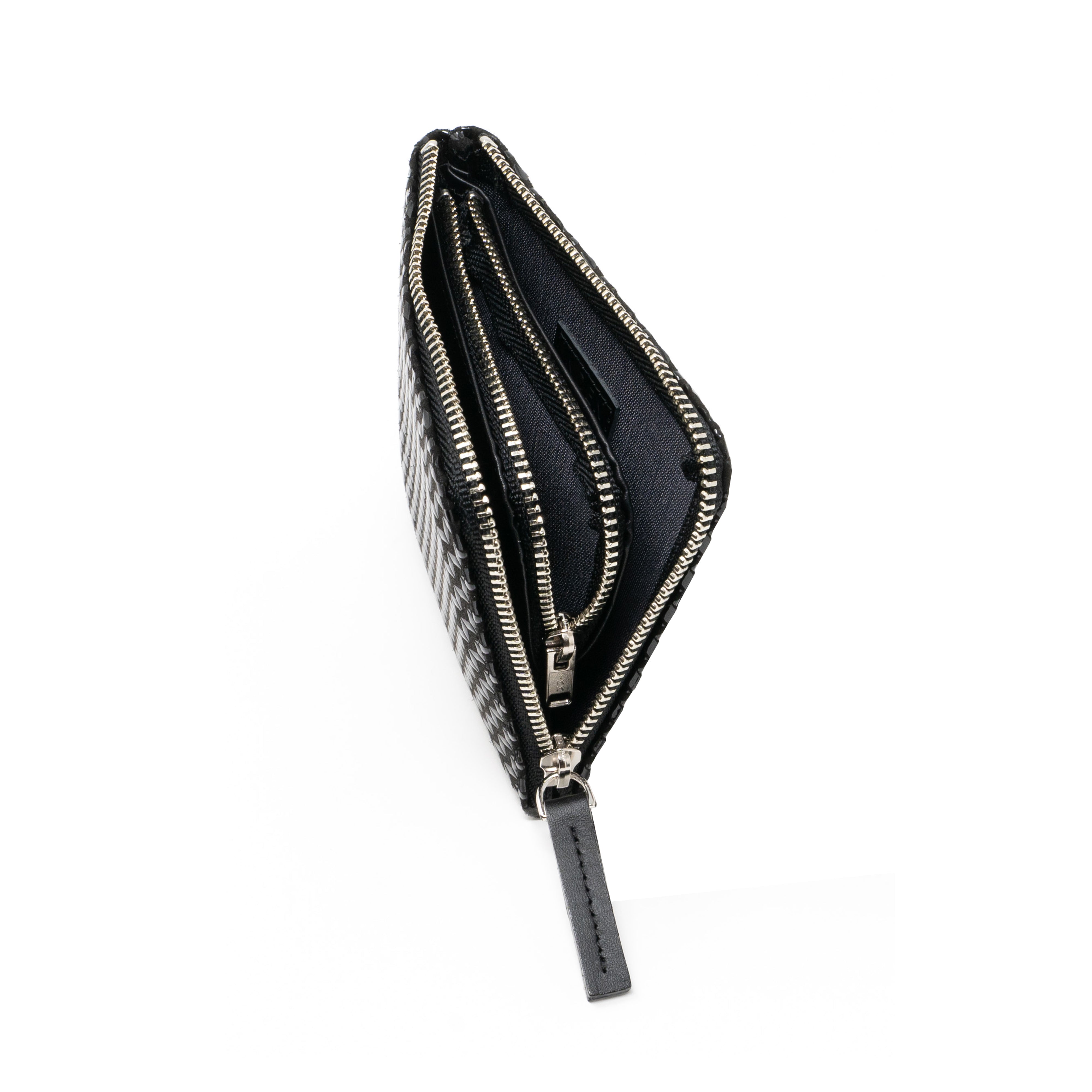 Zipped Coin Purse (Large) - Chevron-S