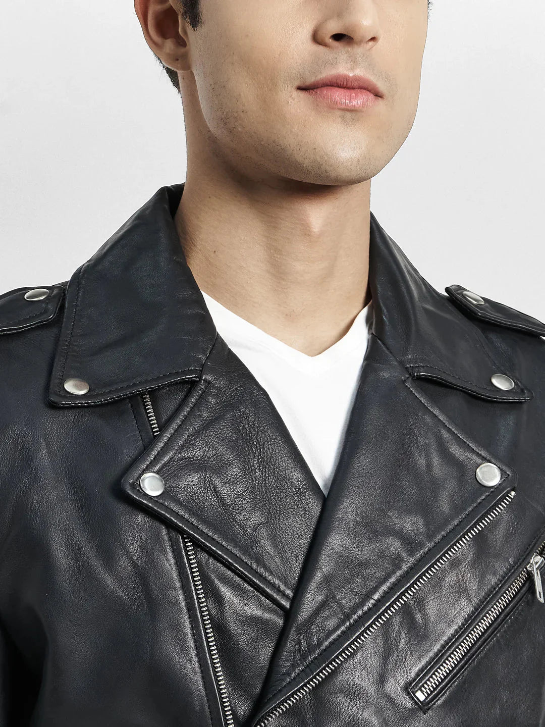 Luis Lambskin Biker Jacket