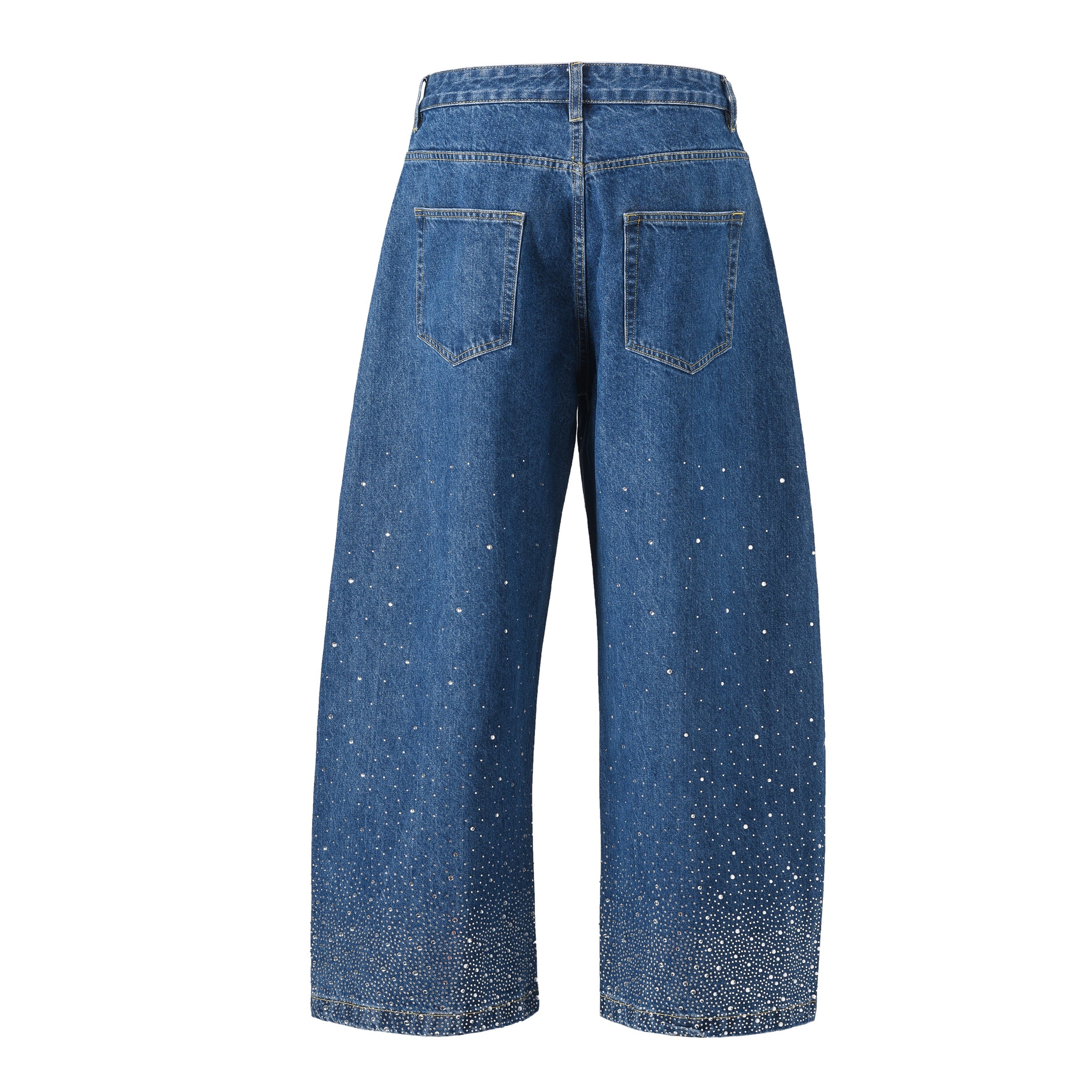 AZUL FLORAL RHINESTONE DENIM