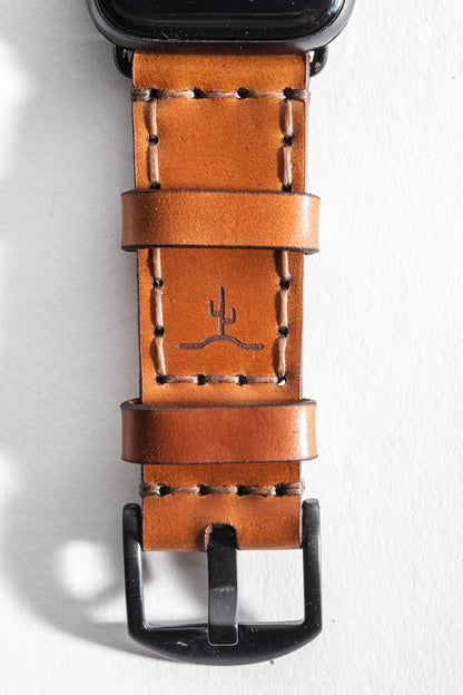 Apple Watch Strap Explore Whiskey Cordovan