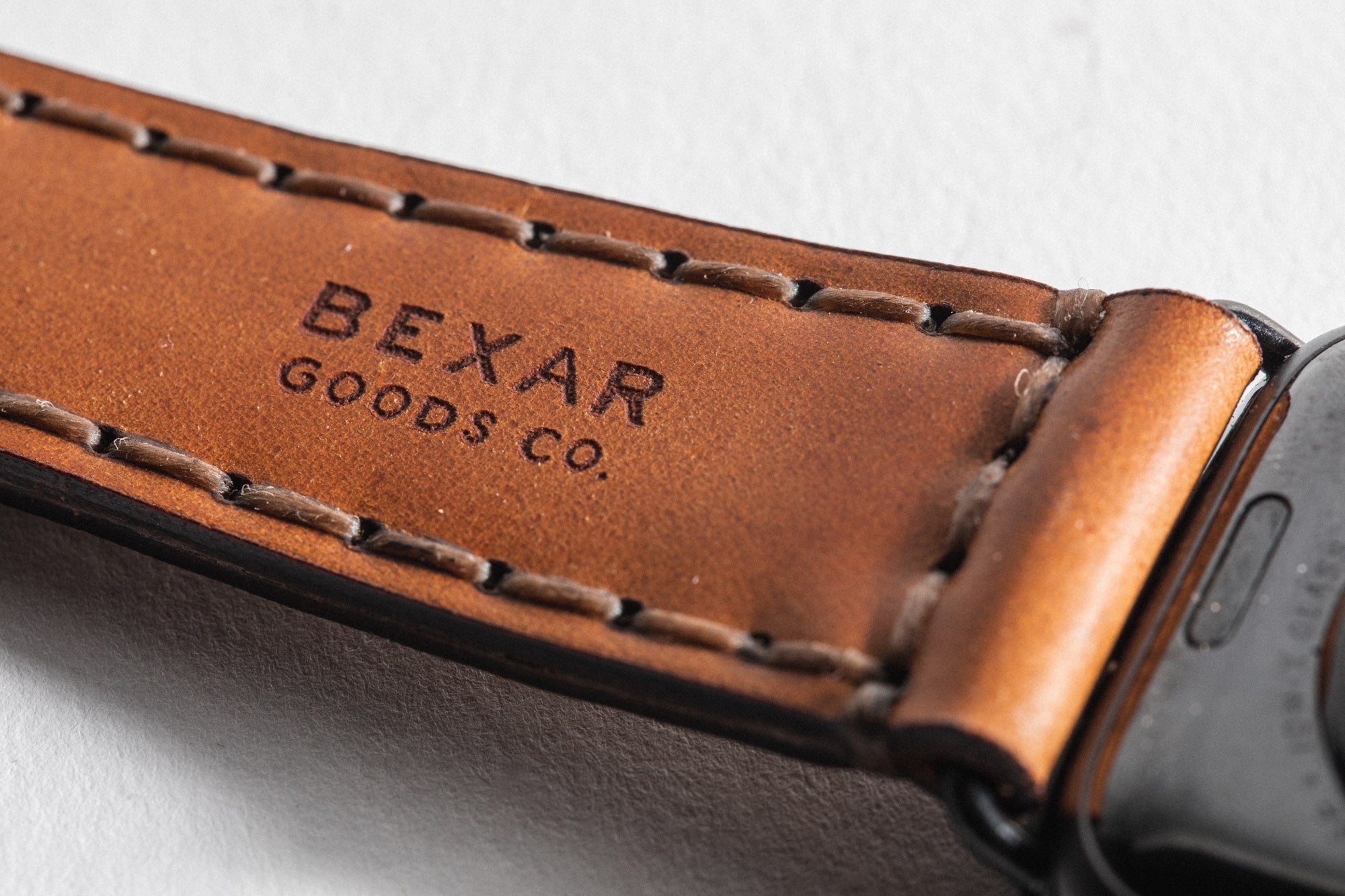 Apple Watch Strap Explore Whiskey Cordovan