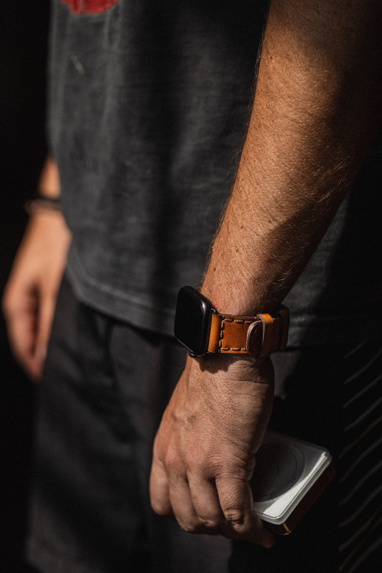 Apple Watch Strap Explore Whiskey Cordovan