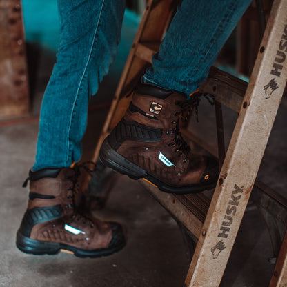 Scorpion 9” Composite Toe Men's Waterproof Work Boot – Brown