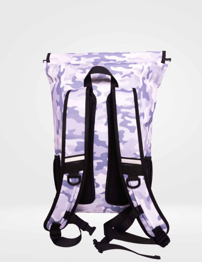 MagnaGuard-Auto-Sealing Backpack Cooler - Snow Camo