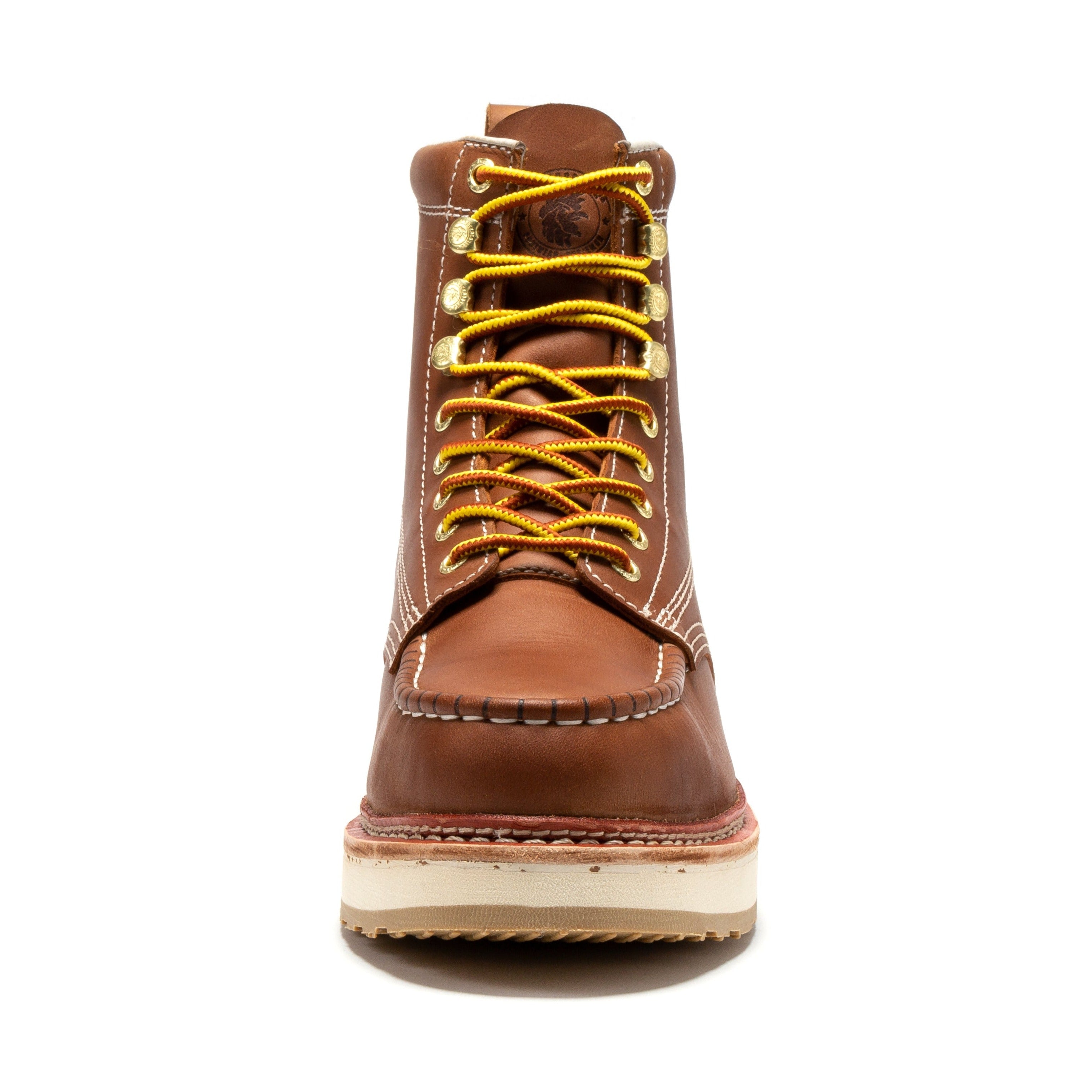 Norwood Men's 6 inch Brown Steel Toe Wedge Work Boots SAP621