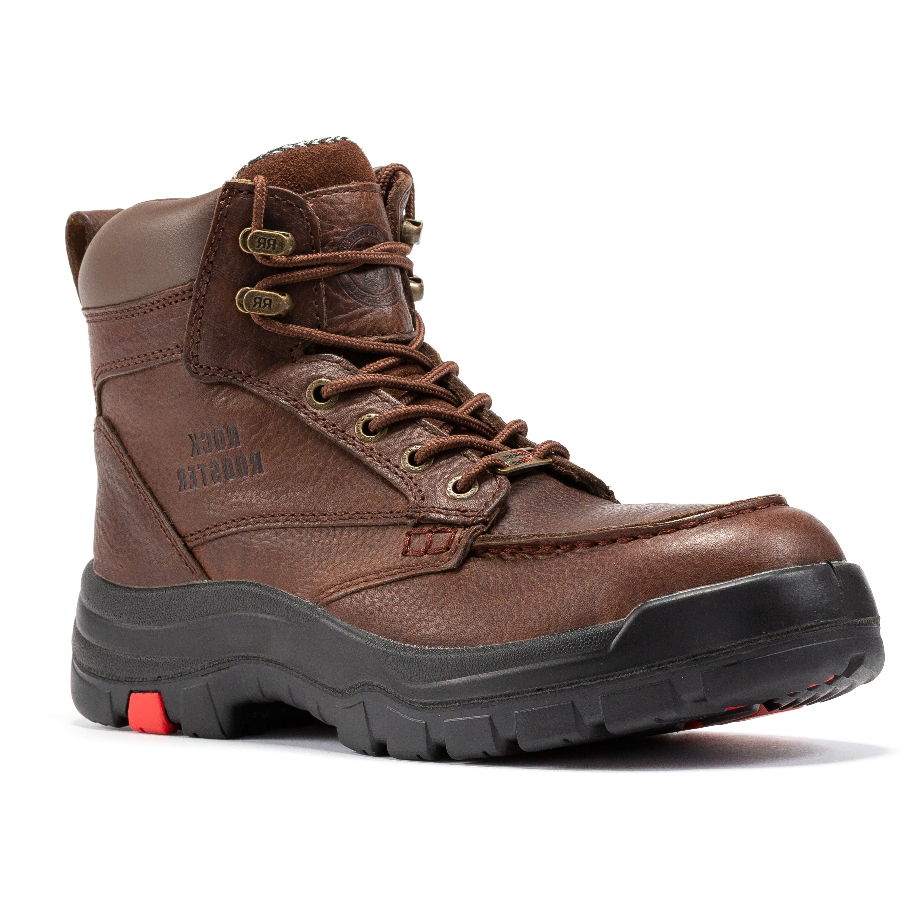 Zumbro 6 inch Wide Steel Toe, Waterproof Work Boots, Rubber Outsole, EH Protection, ASTM 2413, Work Boots AK372