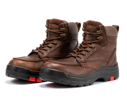 Zumbro 6 inch Wide Steel Toe, Waterproof Work Boots, Rubber Outsole, EH Protection, ASTM 2413, Work Boots AK372