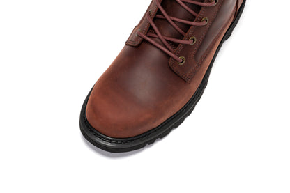 Mantua Men's 8 inch Zip-sided Soft Toe Lug Sole Work Boots SAP130