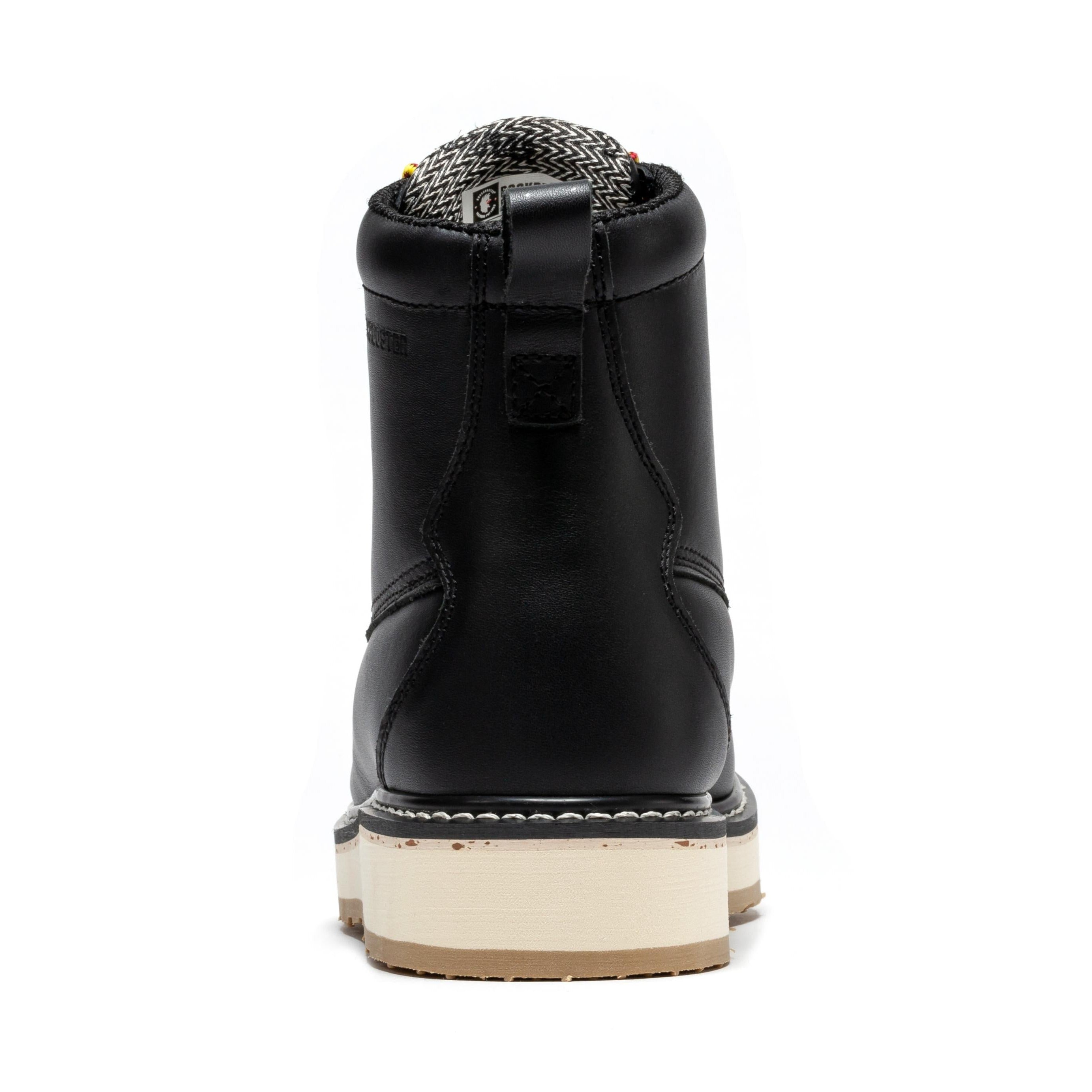 Trinidad Men's 6 inch Black Steel Toe Wedge Work Boots SAP2301