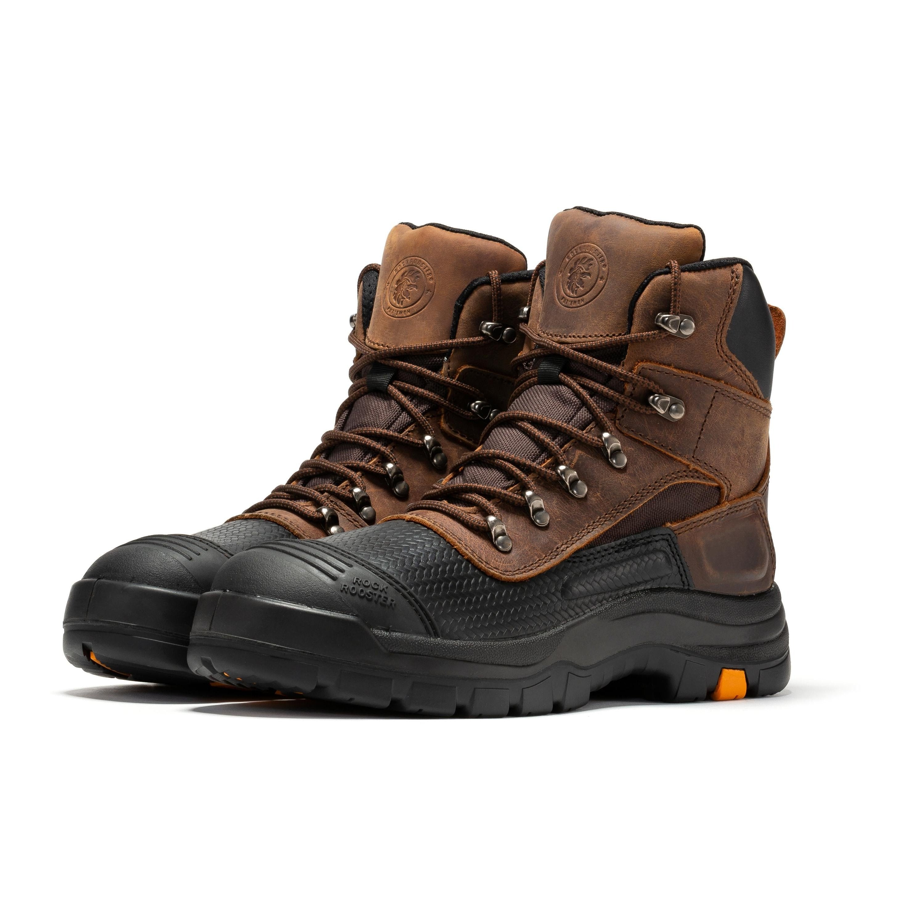 Sedona 6 Inch Waterproof Steel Toe Leather Work Boots AK216