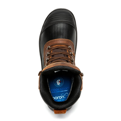 Sedona 6 Inch Waterproof Steel Toe Leather Work Boots AK216