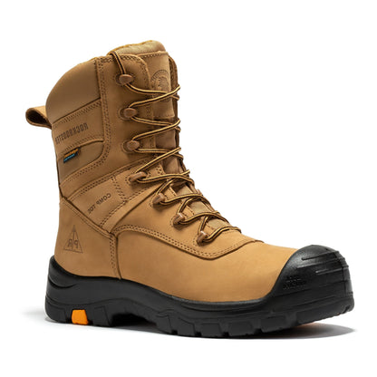 Beaufort Men's Brown 8 inch Waterproof Composite Toe Work Boots AK831