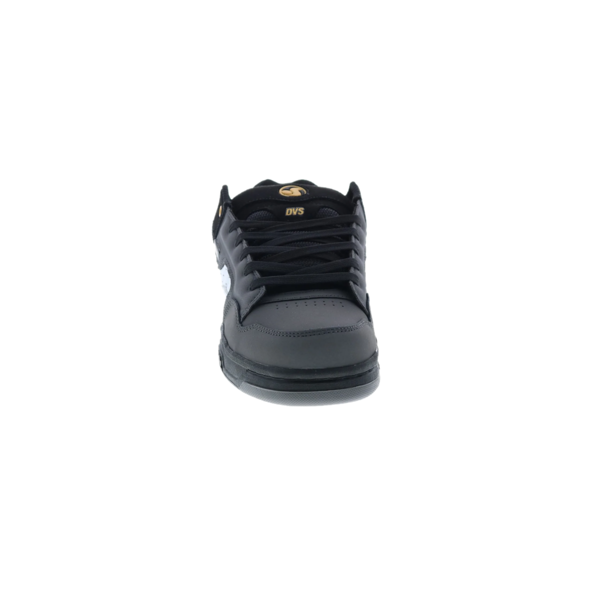 DVS F0000056984 ENDURO HEIR Men's (Medium) Black/White/Charcoal Leather & Nubuck Skate Shoes