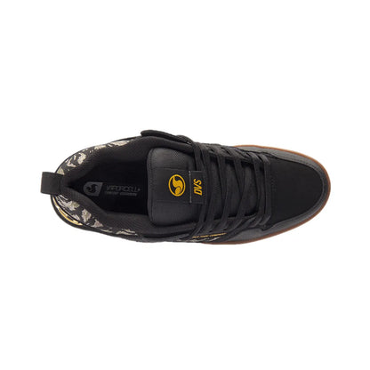 DVS F0000323011 COMANCHE 2.0+ MN'S (Medium) Black/Jungle/Camo Leather Skate Shoes