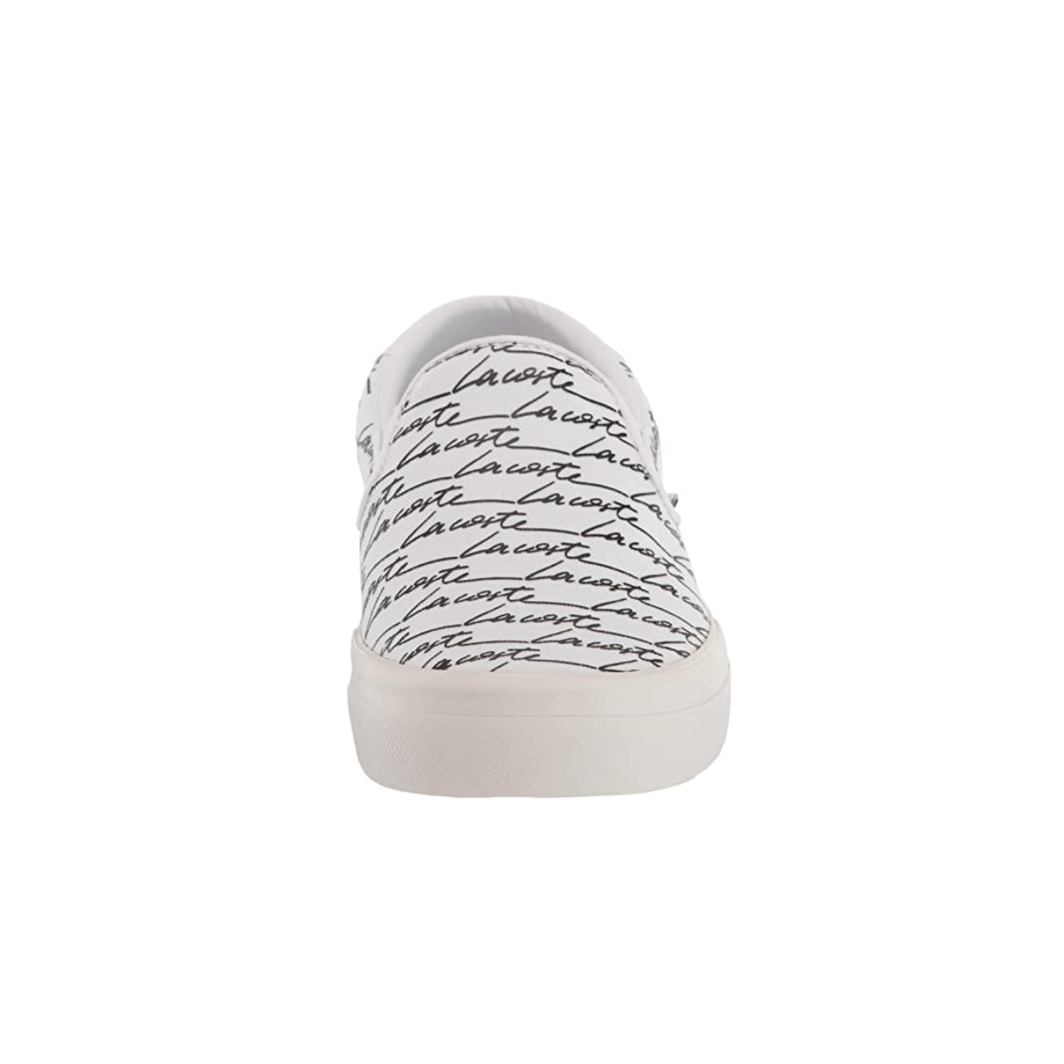 LACOSTE 7-43CMA0050147 JUMP SERVE SLIP Men's (Medium) White/Black Canvas Lifestyle Shoes