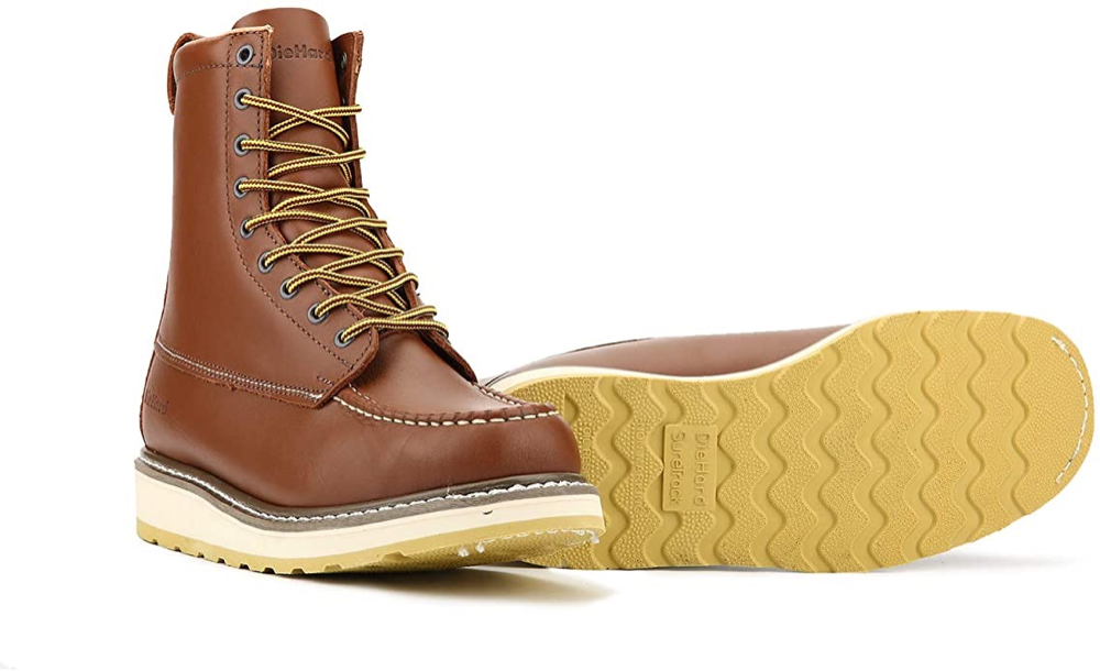 86994 Slip Resistant Durability 8" Leather Work Boots