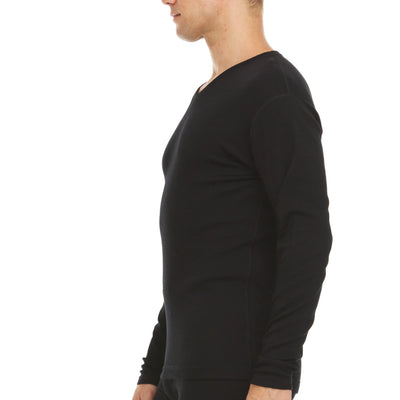 Midweight - Men's Long Sleeve V-Neck 100% Merino Wool