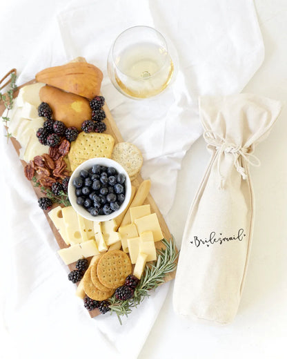 Bridesmaid Cotton Canvas Wine Bag