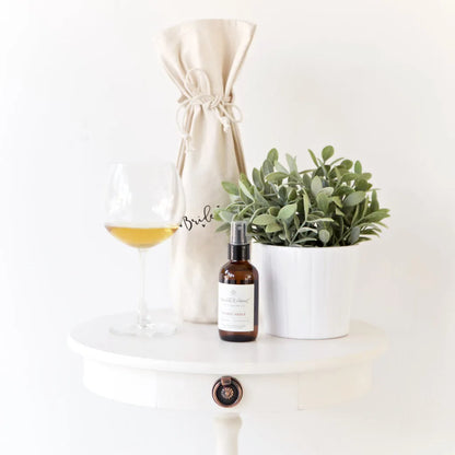 Bridesmaid Cotton Canvas Wine Bag