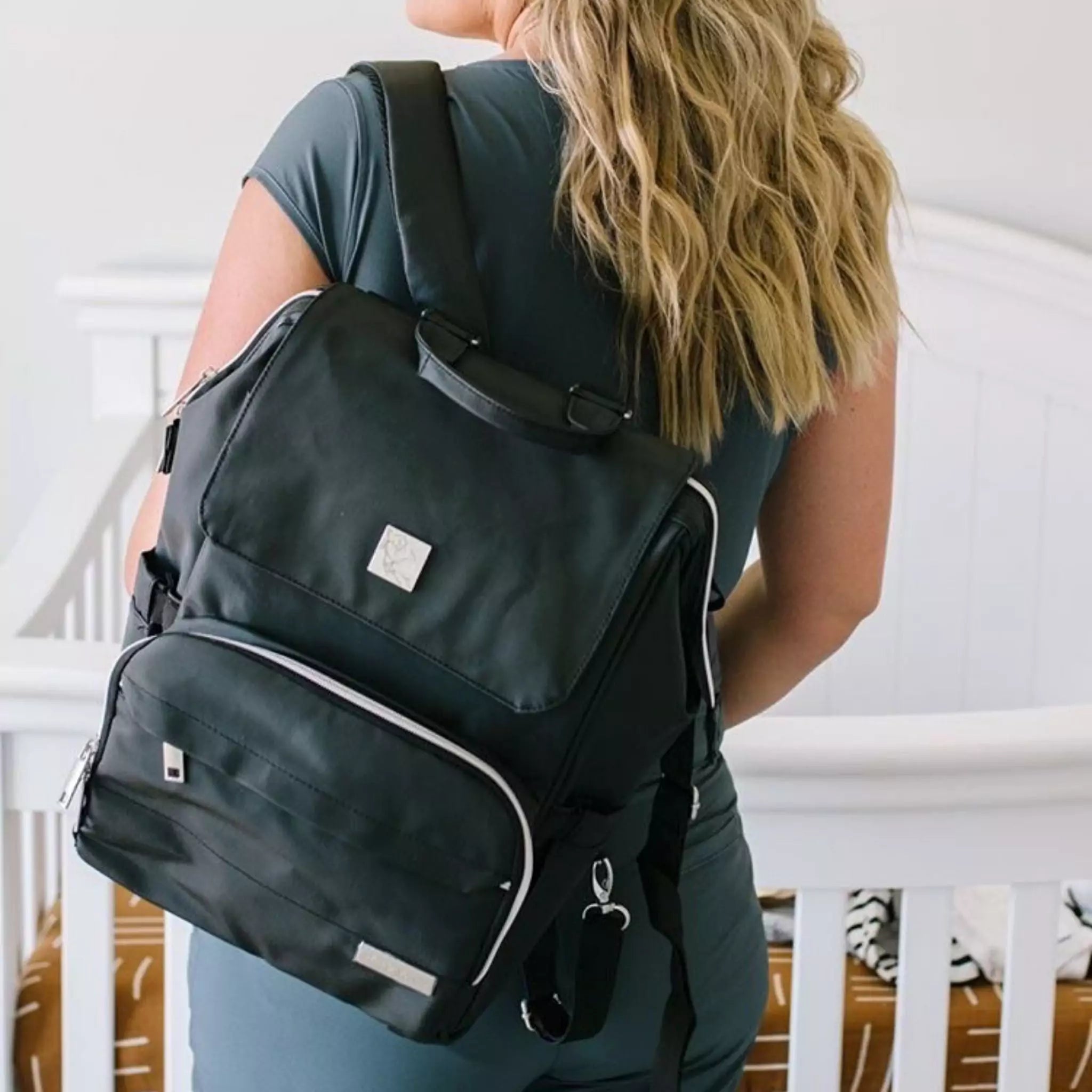 Kennedy Canvas Diaper Backpack | Mommy Bag