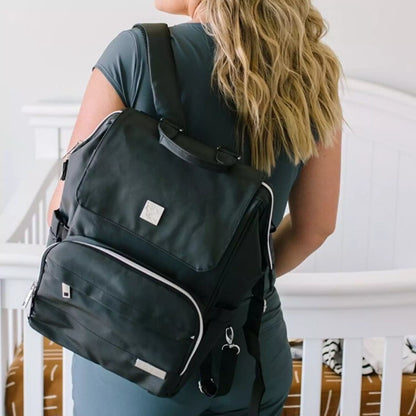 Kennedy Canvas Diaper Backpack | Mommy Bag