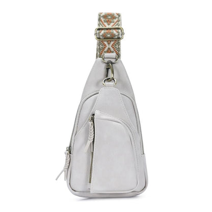 Tasha Webbing Strap Sling Bag