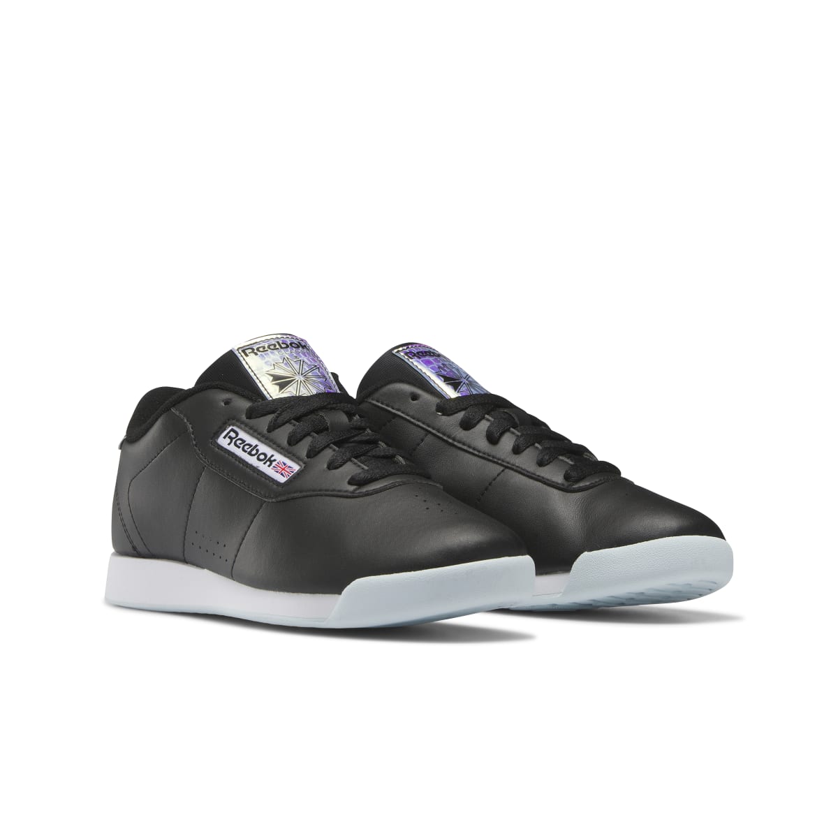 REEBOK HP9022 PRINCESS Women's (Medium) Black/White/Blue Synthetic Lifestyle Shoes