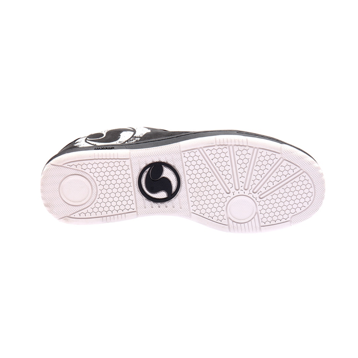 DVS F0000337001 REVIVAL 3.0 Men's (Medium) Black/White/Black Leather & Nubuck Skate Shoes